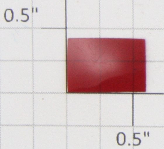 Lionel 711-52 Flat Red Lantern Lens
