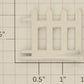 American Flyer 766-2 S Scale #766 Animated Guilford Station White Plastic Gate