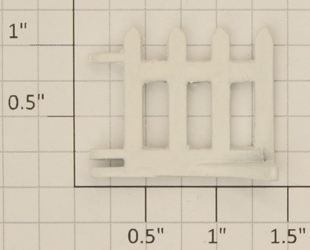 American Flyer 766-2 S Scale #766 Animated Guilford Station White Plastic Gate