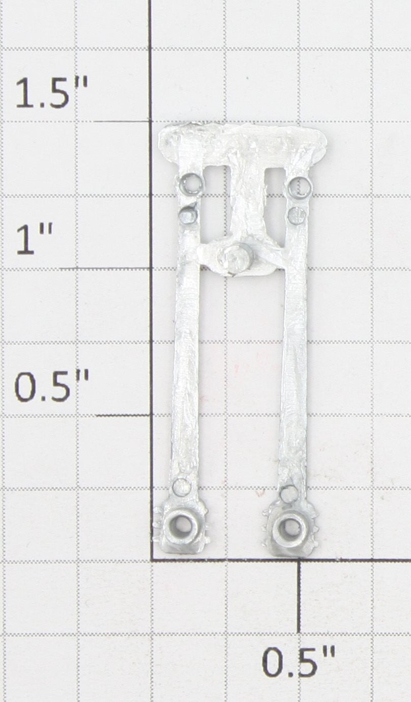 Roundhouse 20107 HO Unfinished Diecast Main Drive Rod (Set of 2)