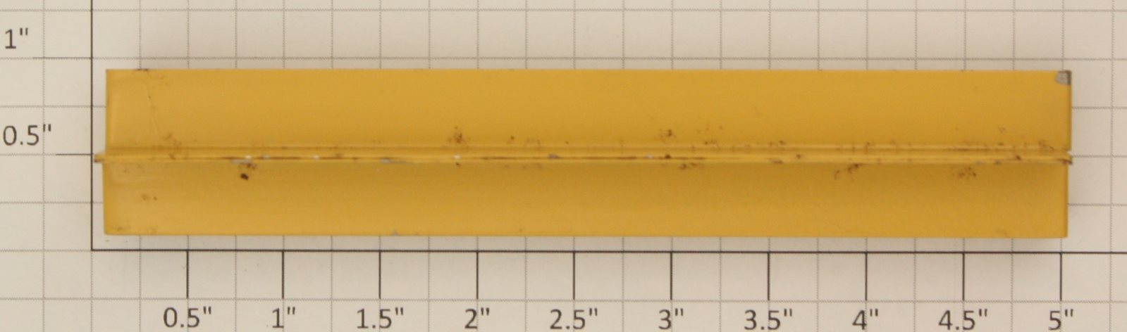 American Flyer 766-10 Guildford Animated Station Yellow Metal Bench