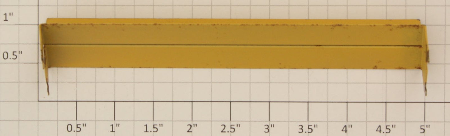 American Flyer 766-10 Guildford Animated Station Yellow Metal Bench