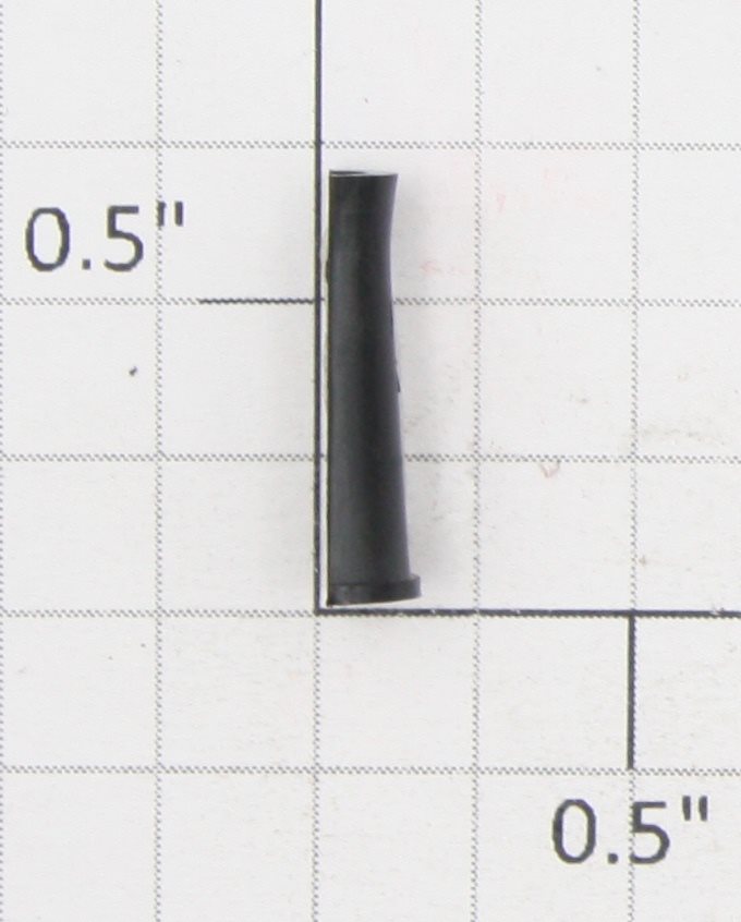 Roundhouse 22364 HO Black Plastic Tapered Smoke Stack Half