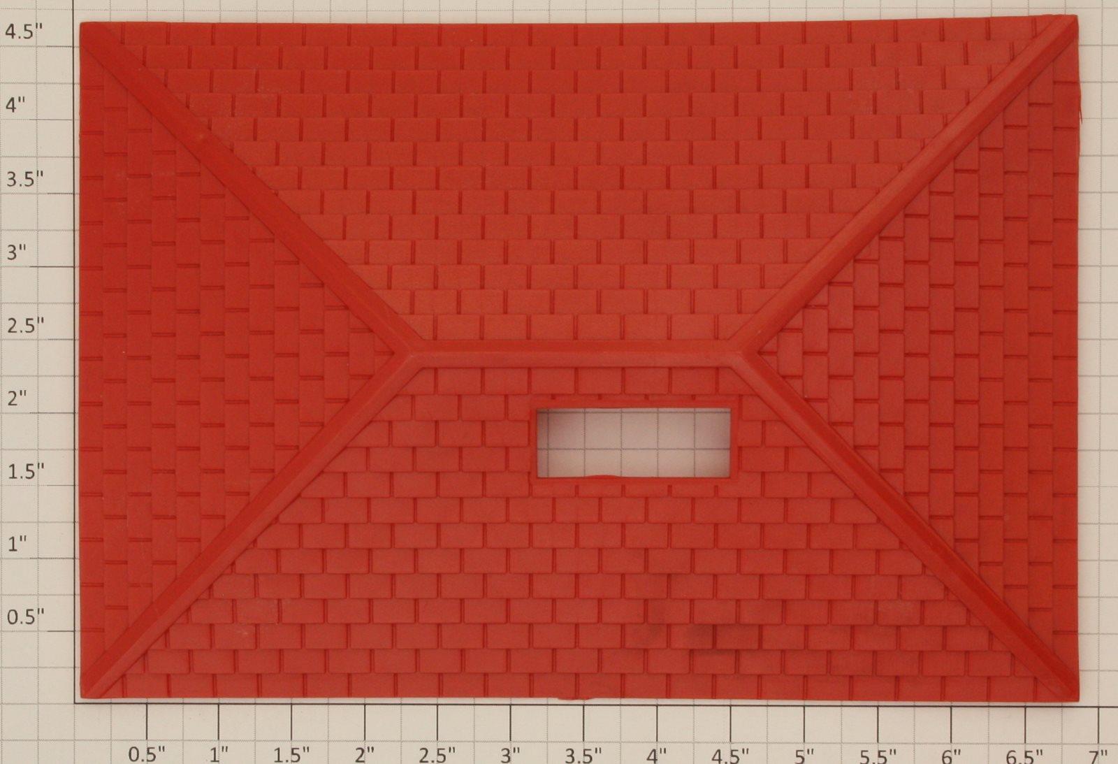 American Flyer PA18N855-AR Red Ranch House Roof