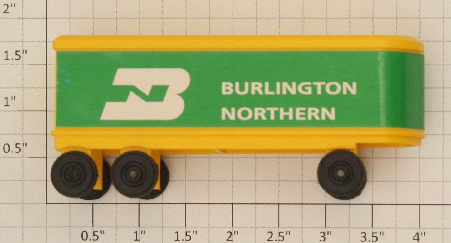 American Flyer PA14B063 S Scale Burlington Northern Piggyback Trailer