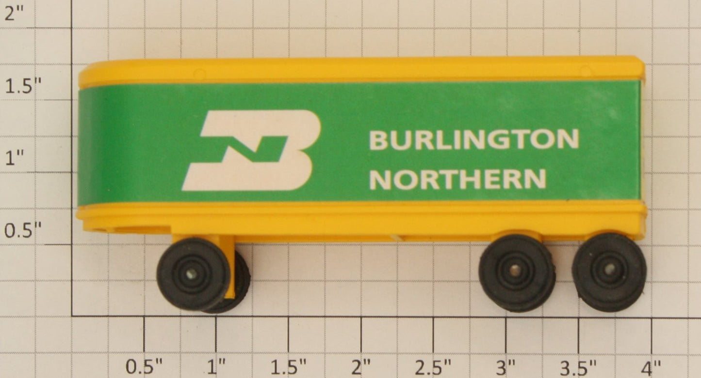 American Flyer PA14B063 S Scale Burlington Northern Piggyback Trailer