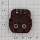 Lionel 2330-5 Red Lionel Atomic Brush Plate Complete (Rare)