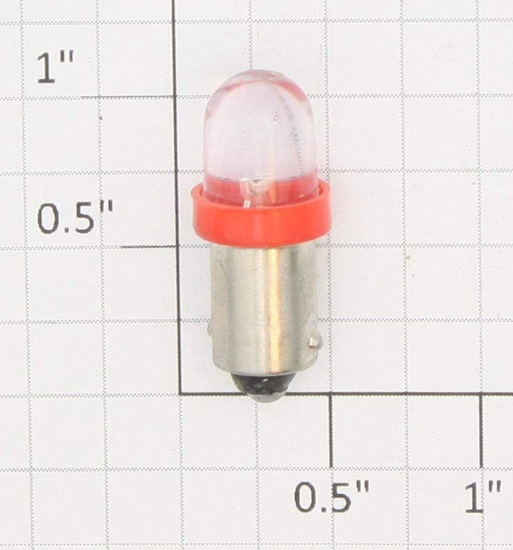 Lionel 1447R 18 Volt Bayonet Base Red Small Globe LED Light Bulb