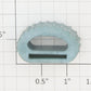 Lionel 50-31 Gray/Blue Gang Car Rubber Bumper