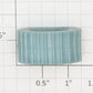 Lionel 50-31 Gray/Blue Gang Car Rubber Bumper