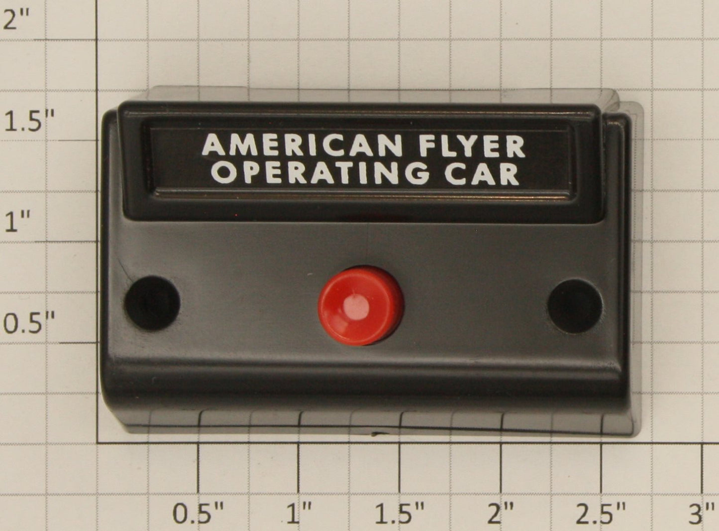 American Flyer XA14A964L S Scale Operating Car Control Button with Fahnestocks