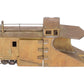 Kemtron HO BRASS Wedge Single Track Snow Plow -Unpainted VG