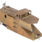 Kemtron HO BRASS Wedge Single Track Snow Plow -Unpainted VG