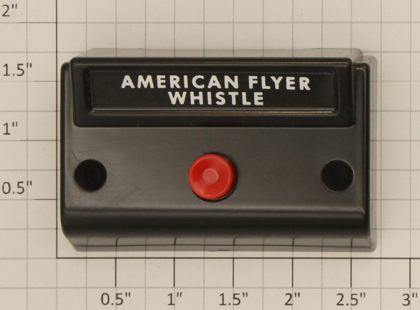 American Flyer XA14A964-B S Gauge Black "Whistle" Switch Control Button