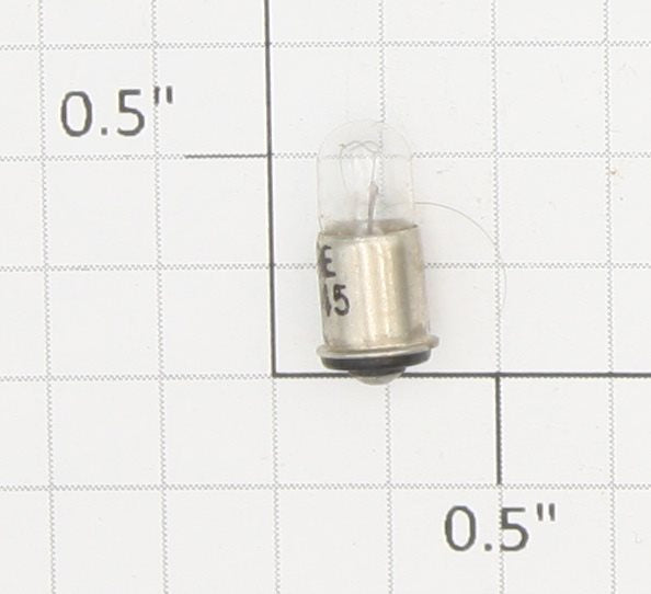 Acme 815 5 Volt Midget Bayonet .115A Clear Light Bulb
