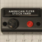 American Flyer XA14A965-AE S Scale Black Stock Yard Control Button