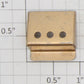 Lionel 35-36 Brass 3-Hole Passenger Car Step