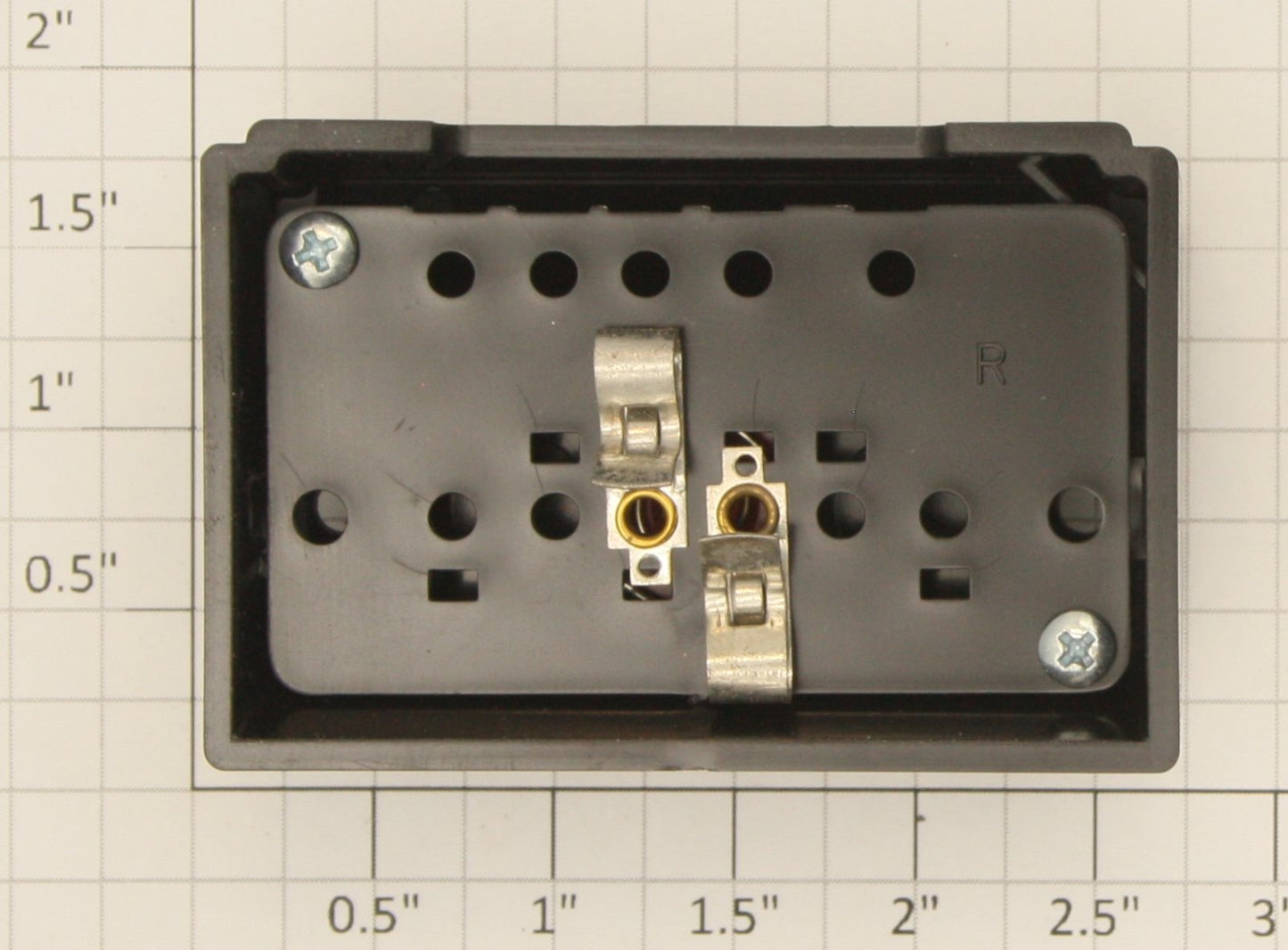 American Flyer XA10961-D S Gauge Black 596 "Water Tank" Control Button