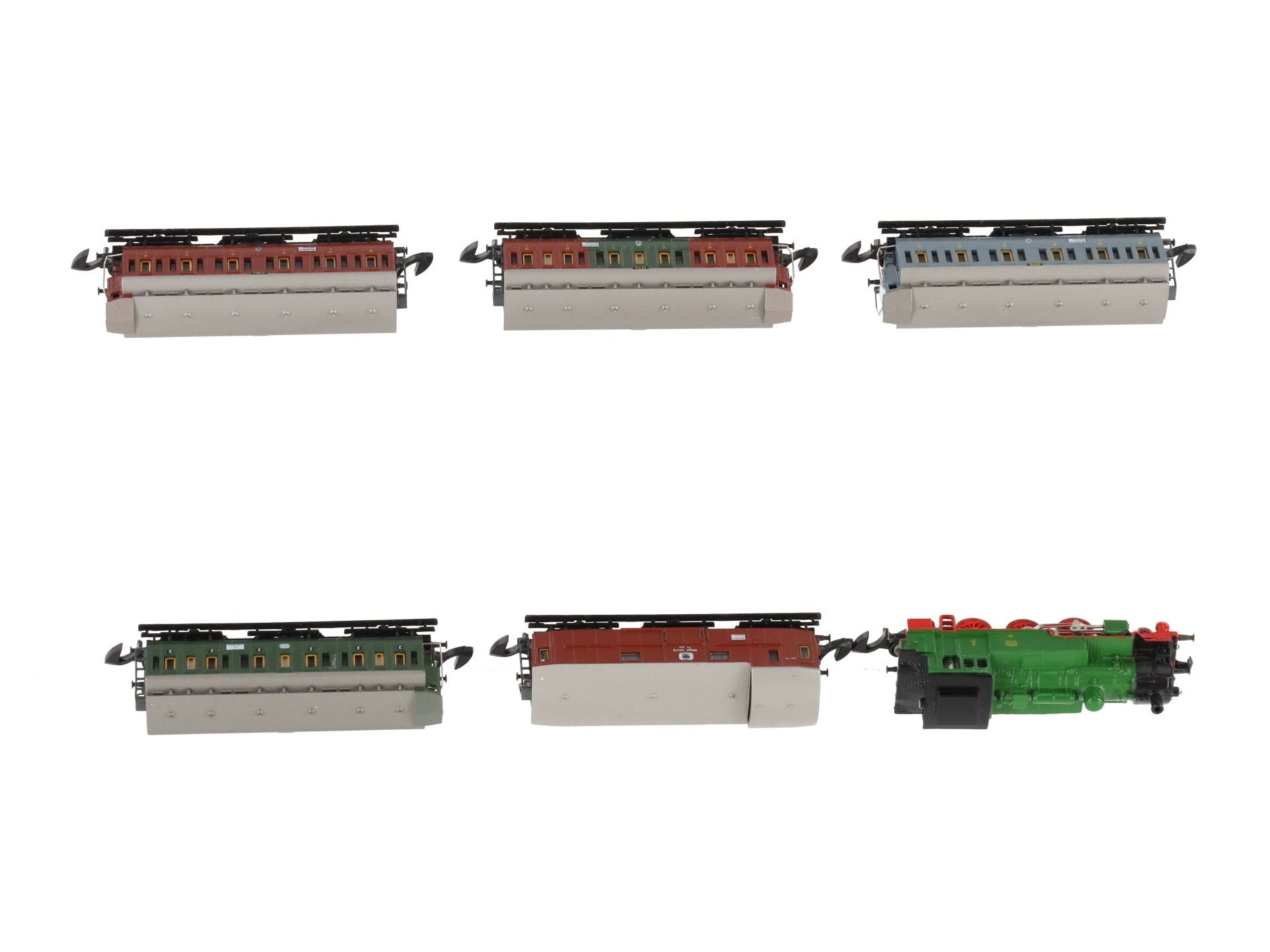 Marklin 8104 Z Scale Mini-Club Steam Passenger Train Set EX