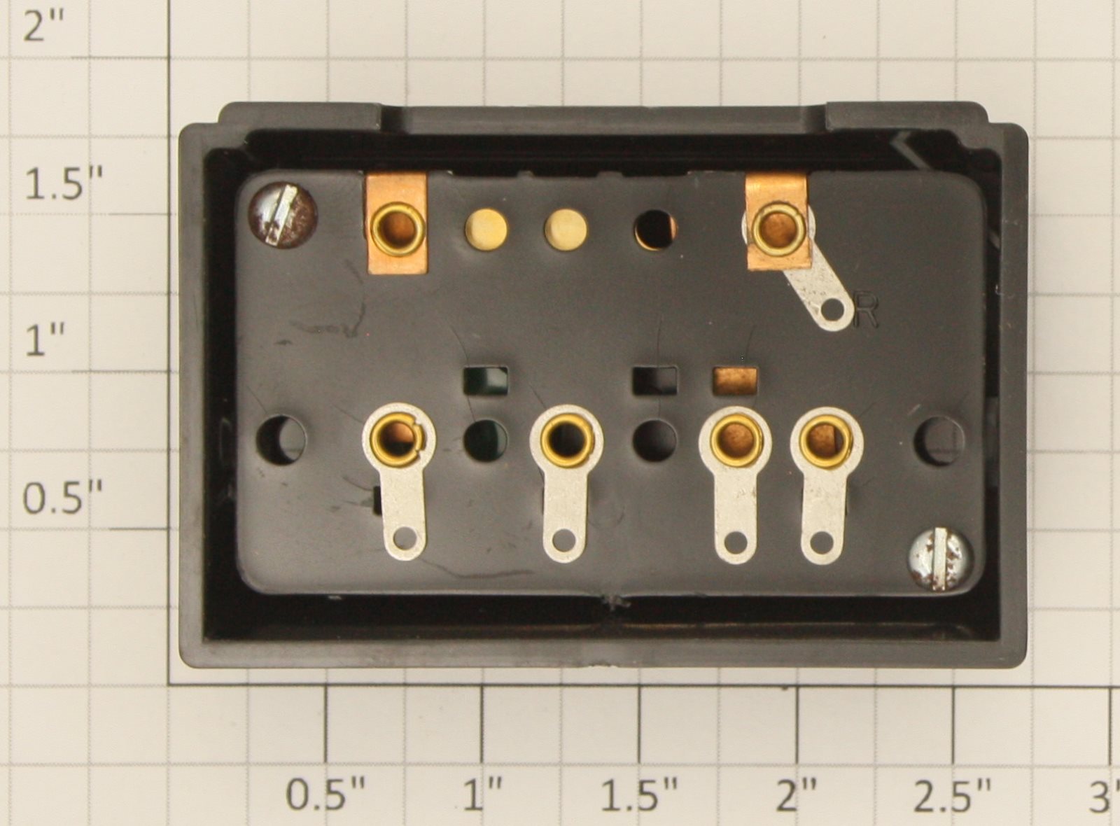 American Flyer XA10961-AE S Gauge Black 2 in 1 Whistle Control Button