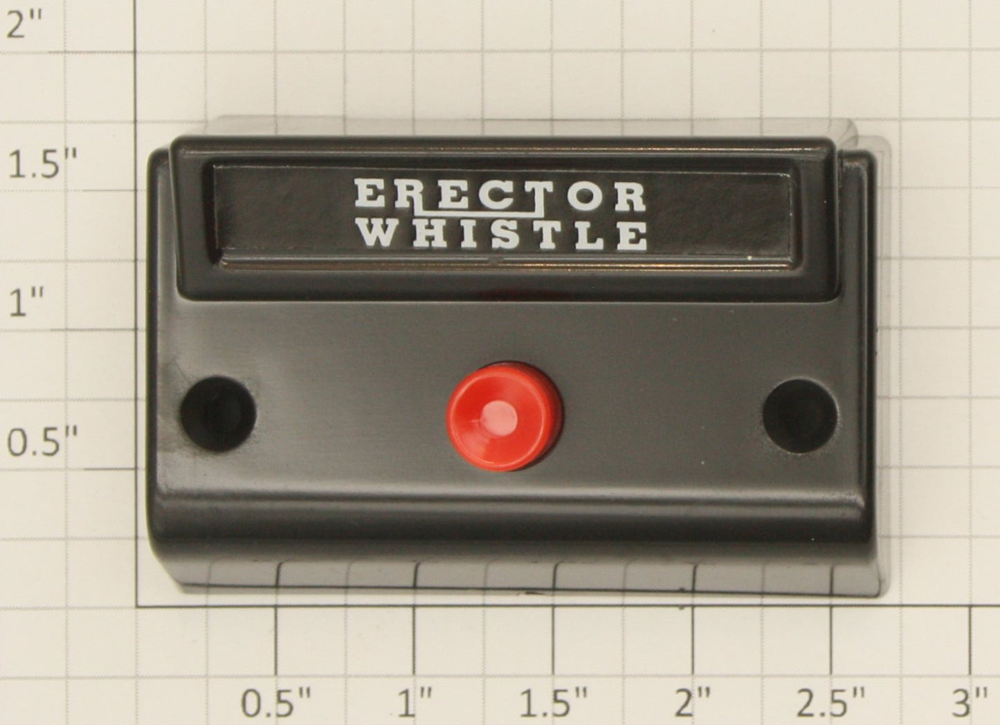 Gilbert EREC002 S Gauge Black "Erector Whistle" Switch Control Button