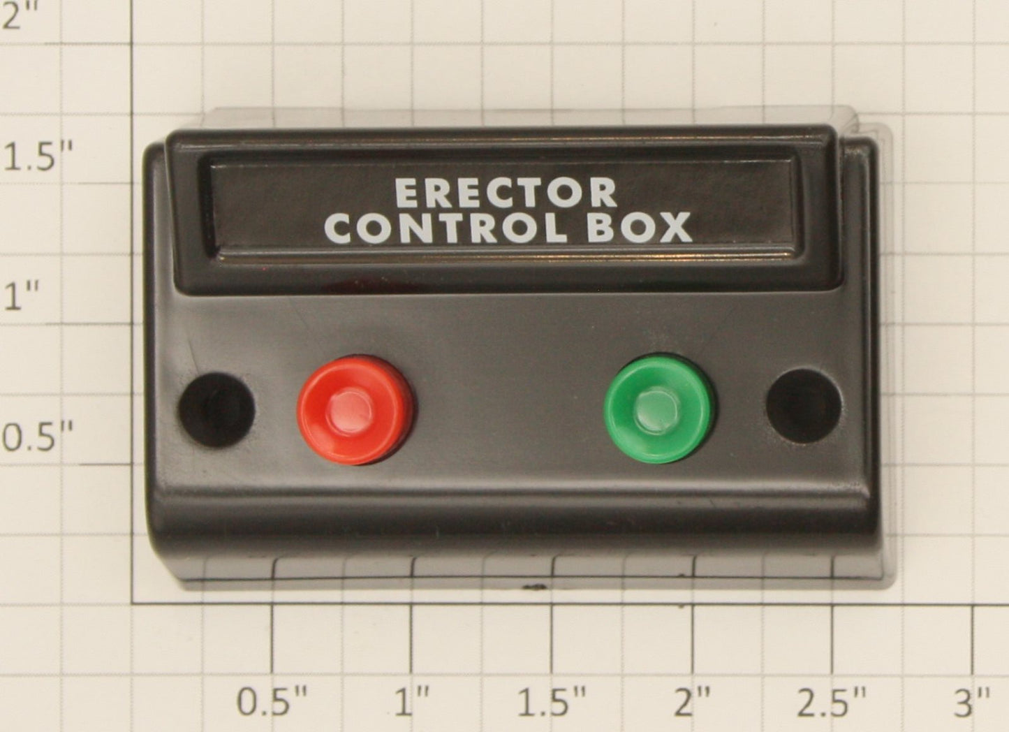 Gilbert EREC002-CB S Gauge Black "Erector Control Box" 2-Button Control