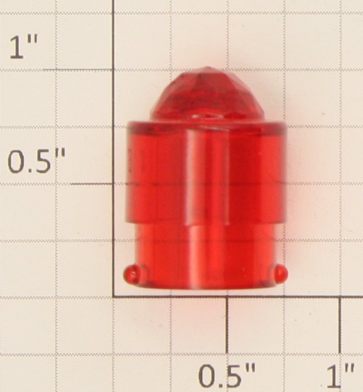 American Flyer PA12A112R Red Jewel Top Transparent Transformer Lens