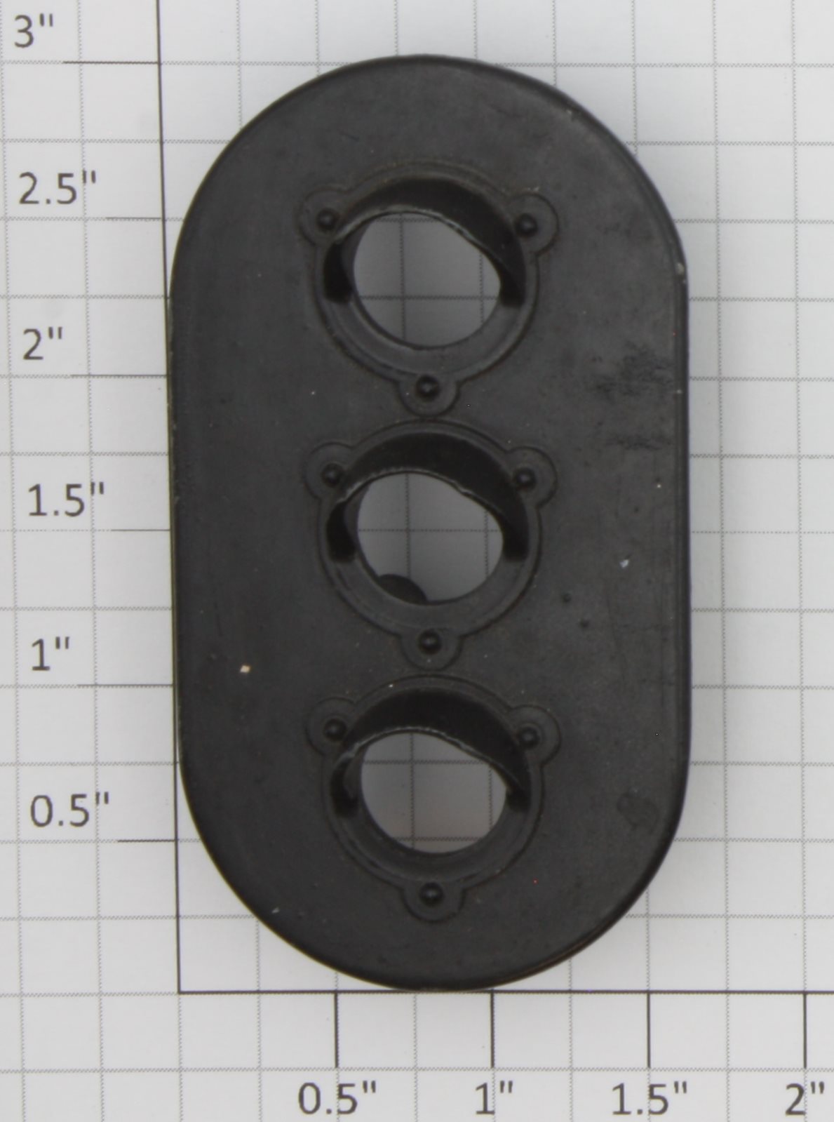 Lionel 99-52X Black Painted Mask Cover - Fits 99 Signal