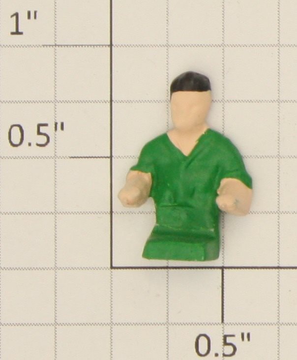 American Flyer FIG0206 Die-Cast Flyerville Counter Man Figure with Green Shirt