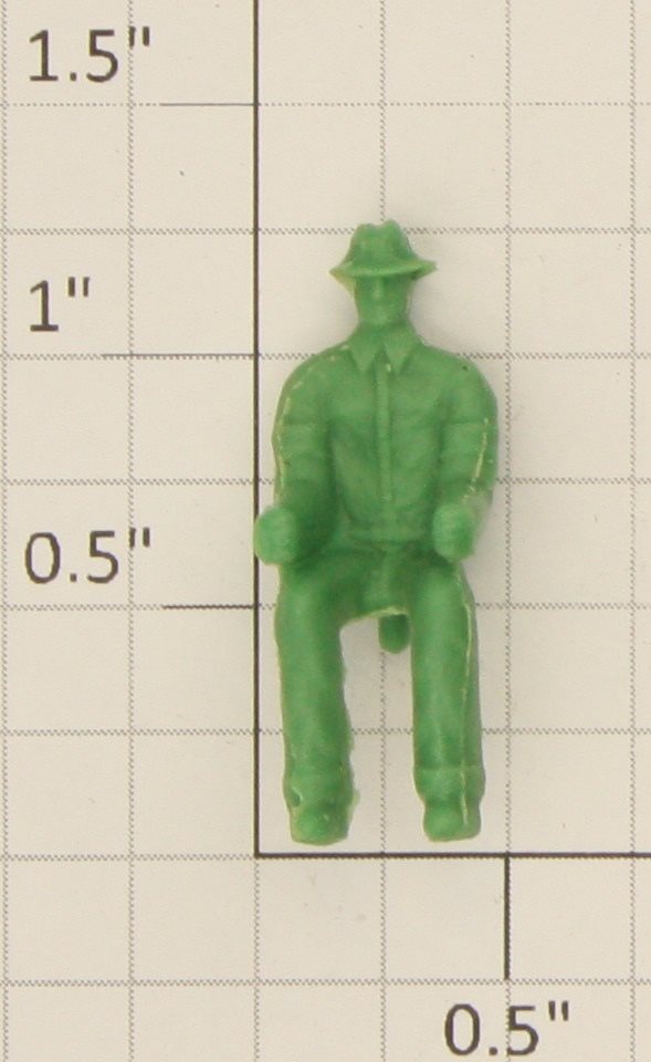 American Flyer PA13A022 Green Unpainted Plastic Truck Driver Figure