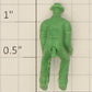 American Flyer PA13A022 Green Unpainted Plastic Truck Driver Figure