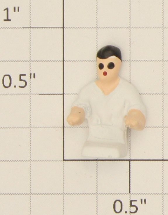 American Flyer FIG0205 Diecast Flyerville Counter Man Figure with White Shirt