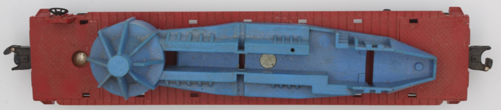 Lionel 6650-4 O Red Missile Launching Car w/ Launch Turret