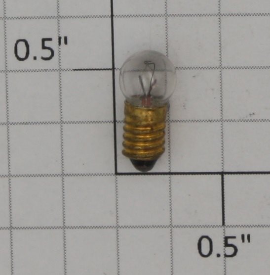 Acme 0603-2 2V .1A Midget Screw Base Clear Light Bulb