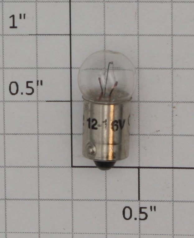 Acme 06-234 12-16 Volt Bayonet Base Clear Small Globe Light Bulb