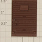 American Flyer PA9967B S Scale plastic Tuscan Boxcar Door