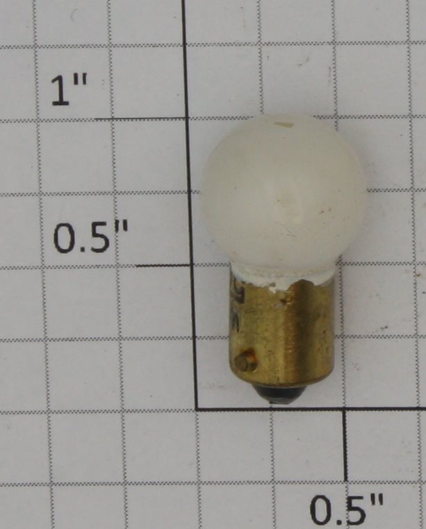 Lionel 53 14 Volt Bayonet Base White Painted Small Globe Light Bulb