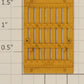 American Flyer PA10054-Y S Scale Plastic Yellow Stock Car Door without Latch