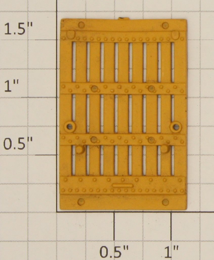 American Flyer PA10054-Y S Scale Plastic Yellow Stock Car Door without Latch