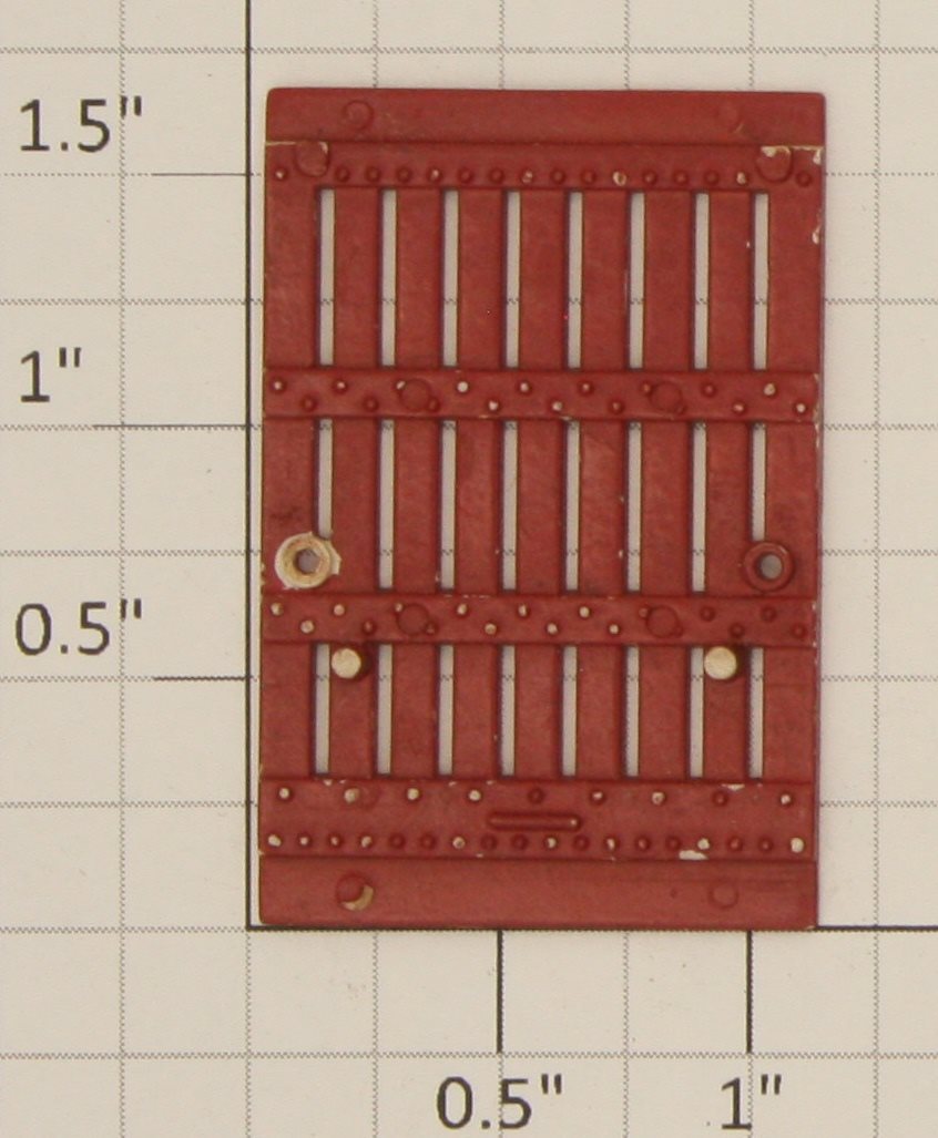 American Flyer PA10054-H S Scale Dark Red Stock Car Door without Latch