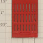 American Flyer PA10054-H S Scale Dark Red Stock Car Door without Latch
