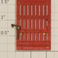 American Flyer PA10054-PR S Scale Painted Red Stock Car Door with Left Latch