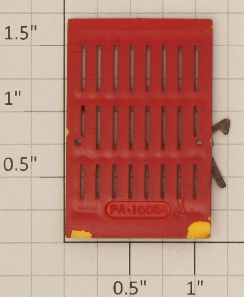 American Flyer PA10054-PR S Scale Painted Red Stock Car Door with Left Latch