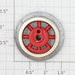 Lionel SLS-257-6 O Gauge Red 8-Spoked Wheel with Side Rod Boss