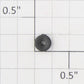 Roundhouse 90954 HO Plastic Bushing