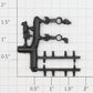 Roundhouse 34003 HO Trim Kit with Coupler, Brake Cylinder, and Stanchion