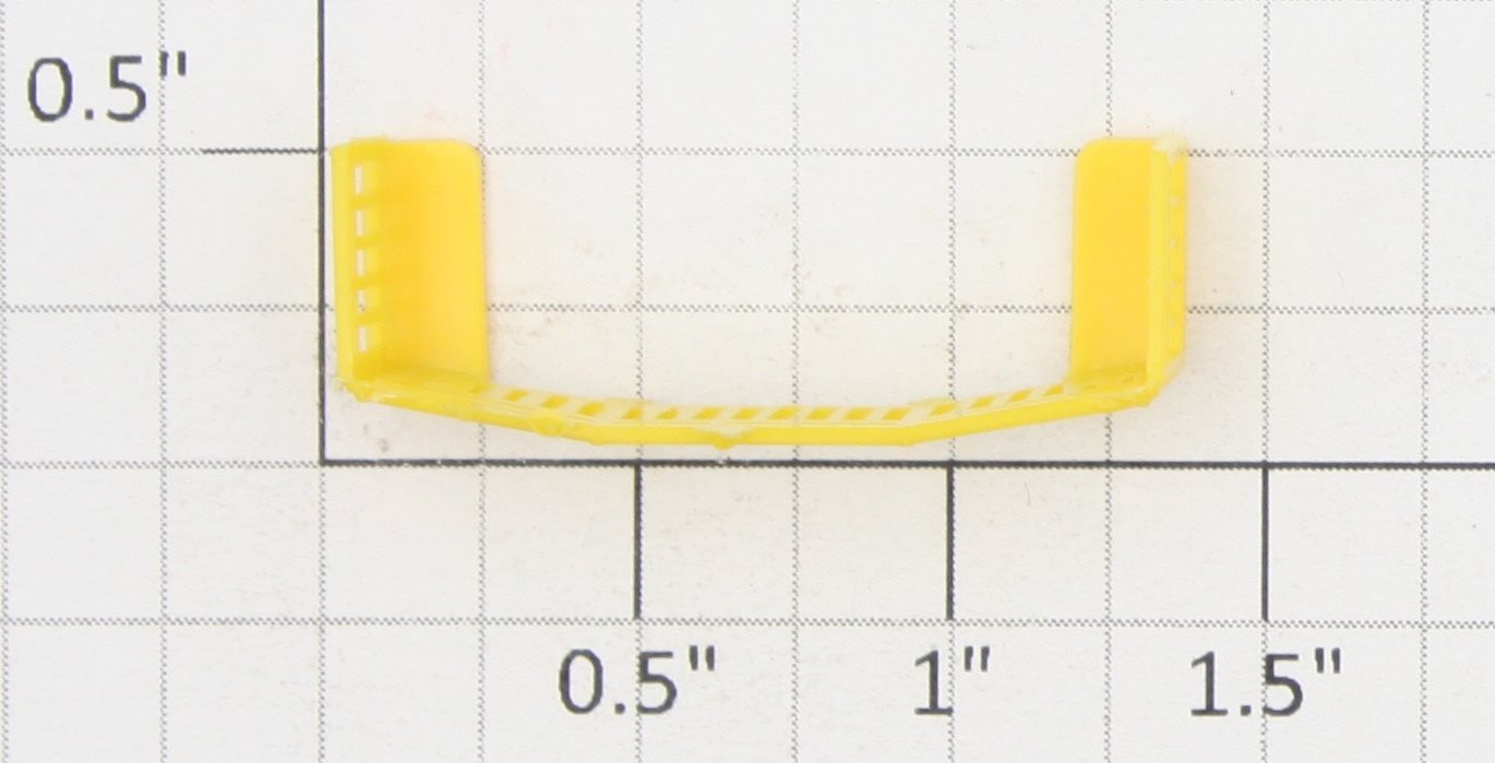 Roundhouse 90974 HO Yellow Observation Platform End Rail