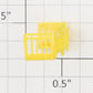Roundhouse 90974 HO Yellow Observation Platform End Rail