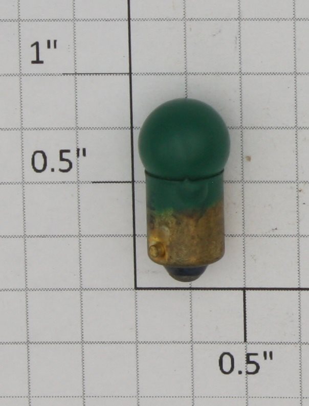 Lionel 1445G 18 Volt Bayonet Base Translucent Green Small Globe Light Bulb