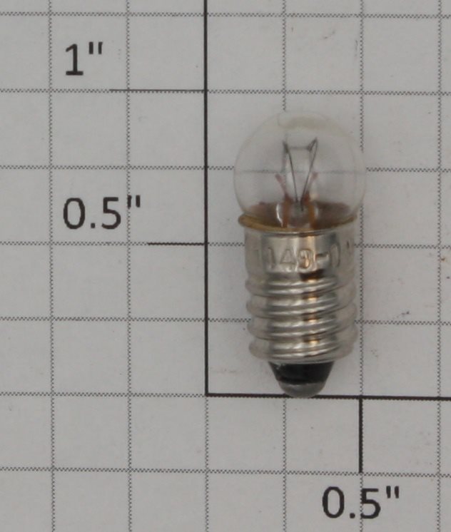 Lionel 1449 14-Volt Screw Base Clear Small Globe Light Bulb